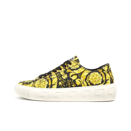 VERSACE Barocco Low Top Canvas Shoes Women's