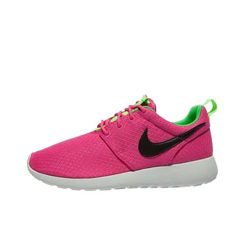 nike Roshe Run Шок Absorbers Противоскользящий Устойчивый к Износу Легкий Низкий Верх Спортивная Обувь Женская