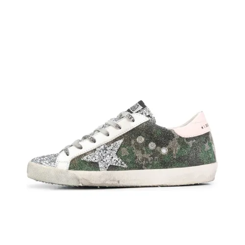 Golden Goose Супер Звезда Низкий Топ Стильный Скейтбординг Женские Камуфляж