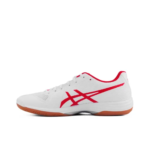 Asics Гель Tactic 2 Low Топ Беговые кроссовки Женские Белые Красные Серые