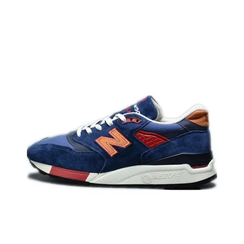 New Balance NB 998 Low Top Марафон Беговые кроссовки Мужские Темно-синие Сделано в США
