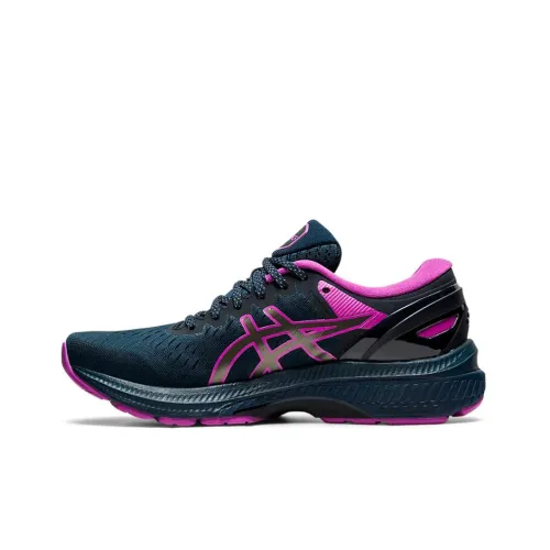 Asics Gel Kayano 27 Low Top Беговые кроссовки Женские Синий Фиолетовый