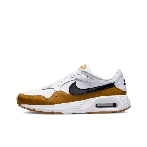 Nike Air Max SC Low Беговые кроссовки Мужские Белый Желтый