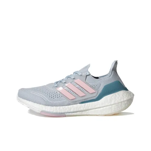 Adidas ULT Slip-resistant Abrasion-resistant Low Top Casual Running Shoes Women's Gray Blue Adidas ULT Противоскользящий Устойчивый к истиранию Низкий Топ Повседневные Беговые Кроссовки Женские Серый Синий