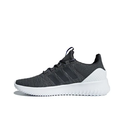 Adidas Cloudfoam Slip-Resistant Низкие Беговые Кроссовки Мужские Серый Белый