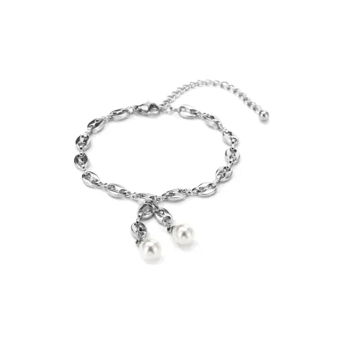 XXOFF Титановая сталь Браслеты Серебристый Белый Женские