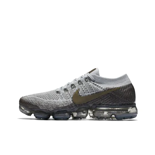 Nike Air Vapormax Low Топ Air Cushion Беговые кроссовки Мужской Серый Черный Коричневый