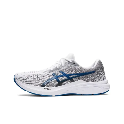 Asics Dynablast 2 Low Топ Беговые кроссовки Мужской Туманно-серый Синий