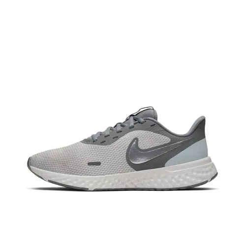 Nike Revolution 5 Series Slip-resistant Abrasion-resistant Breathable Lightweight Low-top Running Shoes Women's Gray Найк Революция 5 Серия Противоскользящий Устойчивый к истиранию Дышащий Легкий Низкий Верх Беговые Кроссовки Женские Серый