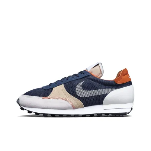 Nike Daybreak Type Шокабсорберы Устойчивые к истиранию Низкий Топ Повседневные Беговые кроссовки Унисекс Синий Белый Красный