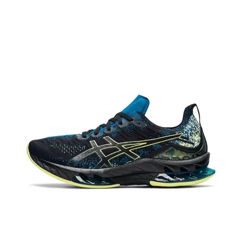Asics Гель Kinsei Blast Low Топ Повседневные Беговые Кроссовки Мужские Черные Синие
