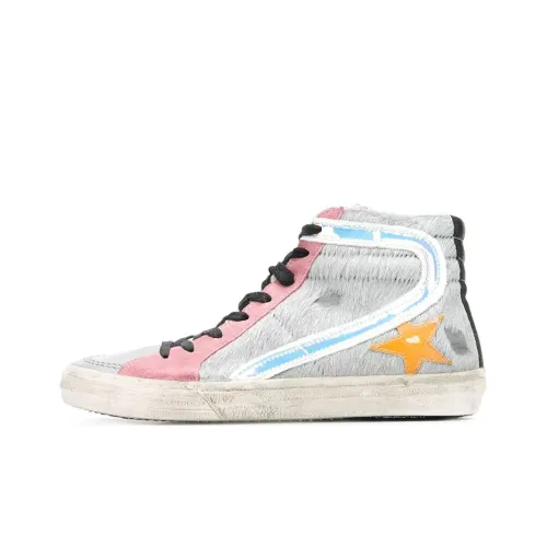 Golden Goose Slide Скейтборд Кроссовки Высокие Женские