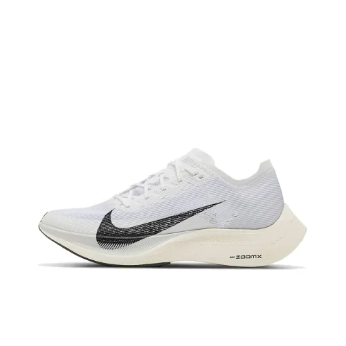 Nike ZoomX Vaporfly Next% 2 Амортизаторы Противоскользящие Устойчивые к истиранию Низкий Топ Беговые кроссовки Унисекс Белый