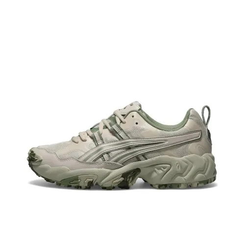 Asics Gel Nandi Low Топ Беговые кроссовки Мужские Серый Зеленый