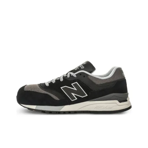 New Balance NB 997 Low Топ Беговые кроссовки Женские Черный Серый