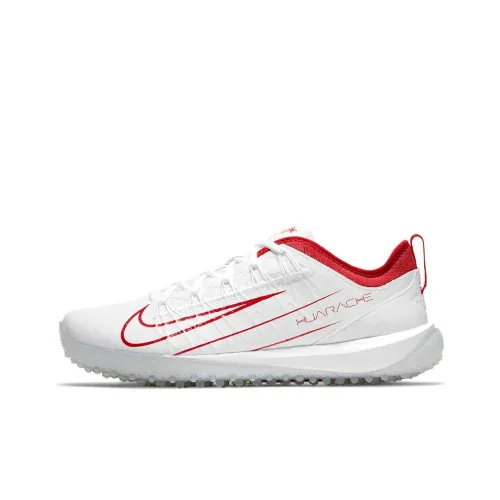 Nike Huarache 7 Pro Шокабойеры Противоскользящие Устойчивые к истиранию Низкий Топ Беговые кроссовки Унисекс Белый Красный