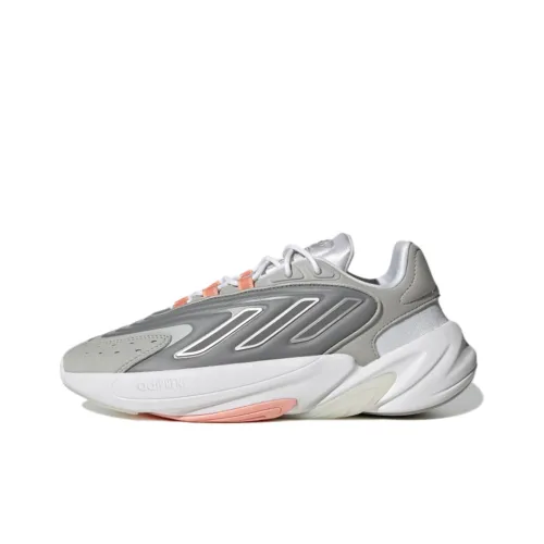 Adidas Originals Ozelia противоскользящие низкие беговые кроссовки для женщин серебристо-серые