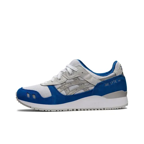 Asics Gel Lyte 3 Low Топ Беговые кроссовки Мужской Белый Индиго-синий