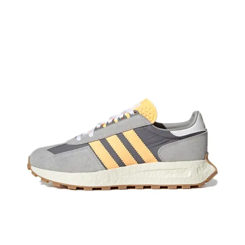 Adidas Originals Retropy E5 Slip-resistant Abrasion-resistant Low Top Casual Running Shoes Unisex Gray Yellow Adidas Originals Retropy E5 Противоскользящий Устойчивый к истиранию Низкий Топ Повседневные Беговые Кроссовки Унисекс Серый Желтый