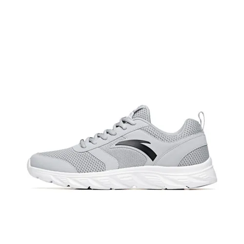 ANTA Running Collection Противоскользящие Устойчивые к износу Дышащие Низкие Беговые кроссовки Мужские Туманно-серый