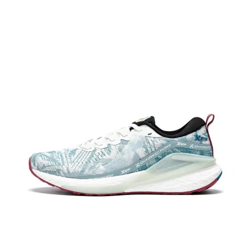 XTEP Tokyo City Collection Dynamic Foam Pro Беговые кроссовки Мужские Белые Зеленые