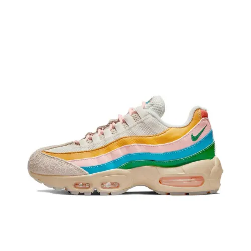 Nike Air Max 95 Low Топ Повседневные Беговые Кроссовки Женские Многоцветные