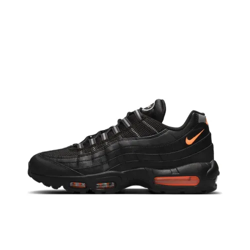 Nike Air Max 95 Low Беговые кроссовки Мужские Черные и Оранжевые