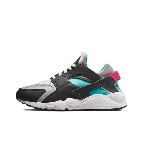 Nike Air Huarache Устойчивый к истиранию Дышащие Низкие Беговые кроссовки Мужские Черные Синие