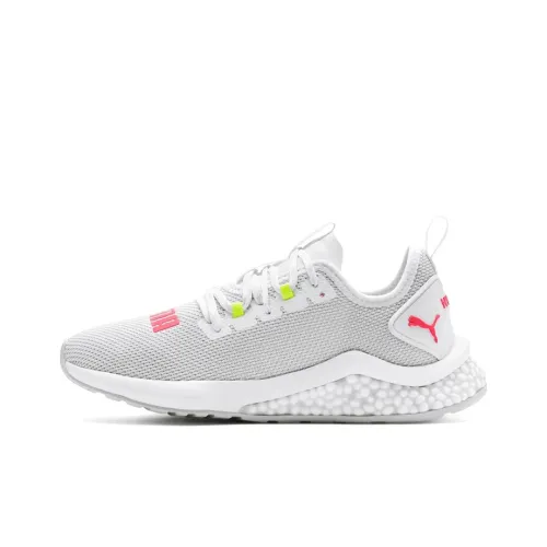 PUMA HYBRID NX Амортизация Износостойкий Низкий Топ Беговые кроссовки Женские Серый Красный