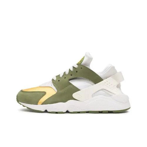 Stussy x Nike Air Huarache LE 'Dark Olive' Низкие кроссовки для бега Unisex Olive Green