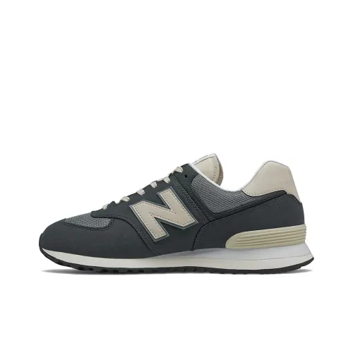 New Balance NB 574 Low Топ Повседневные Беговые Кроссовки Унисекс Морская Соль Синий
