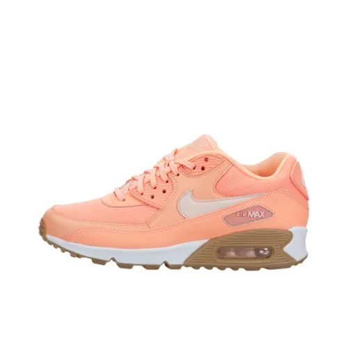 Nike Air Max 90 Low Топ Беговые кроссовки Женские Розовый