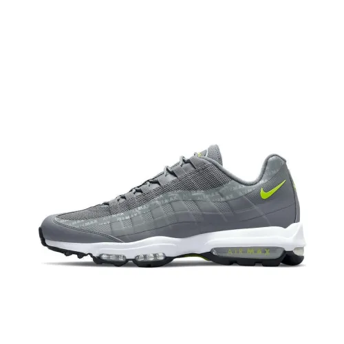 Nike Air Max 95 Low Беговые кроссовки Мужские Серый Зеленый