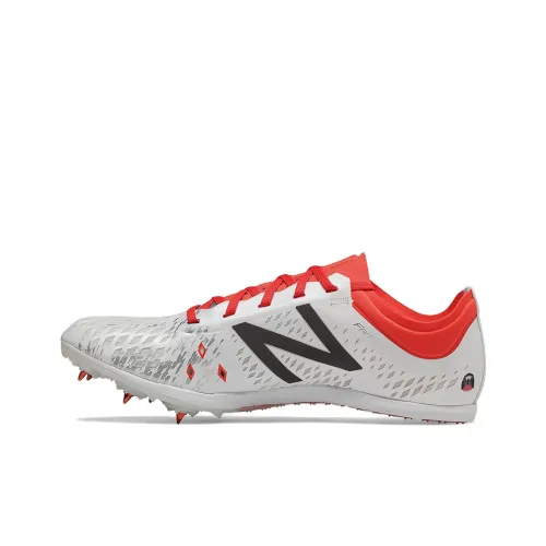 New Balance NB MD800 V5 MD800 V5 SPIKE Низкий Топ Беговые кроссовки Женские Белый Черный Красный