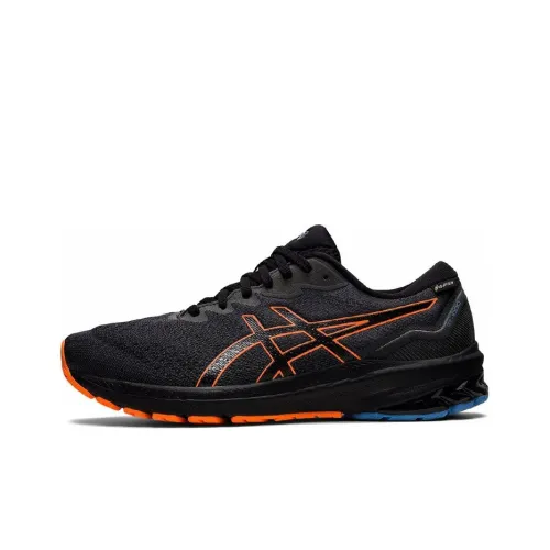 Asics GT 1000 11 Low Топ Беговые кроссовки Мужские Черный Оранжевый