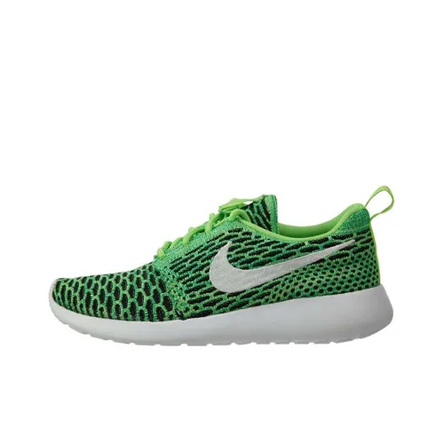 Nike Roshe One Амортизаторы Shock Absorbers Противоскользящие Устойчивые к истиранию Низкий Топ Повседневные Беговые кроссовки Женские Зеленые
