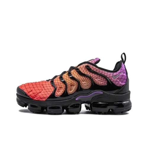 Nike Vapormax Plus Low Беговые кроссовки Мужские Красный Оранжевый Фиолетовый Градиент