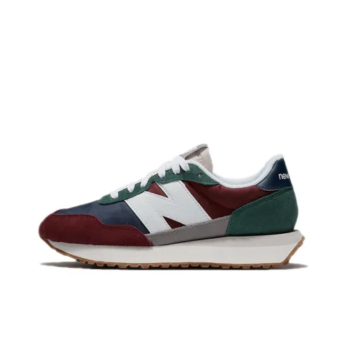 New Balance NB 237 Low Топ Повседневные Беговые Кроссовки Унисекс Красный Синий Зеленый