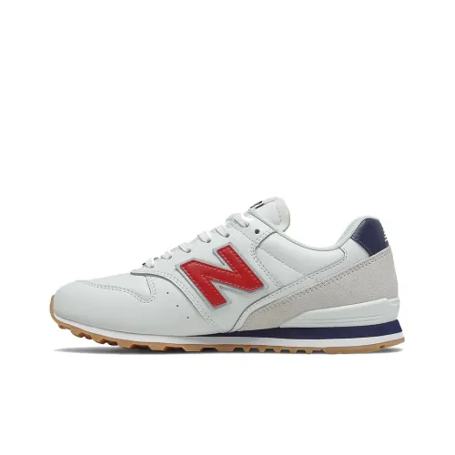 New Balance NB 996 Low Топ Беговые кроссовки Женские Белые Красные