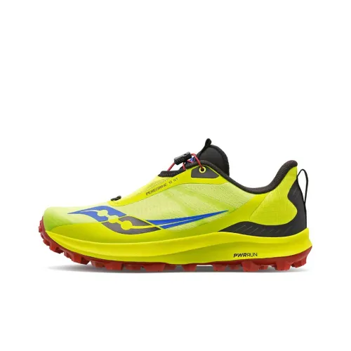 Saucony Амортизация Противоскользящий Устойчивый к истиранию Удобный Легкий Низкий Топ Беговые кроссовки Мужские