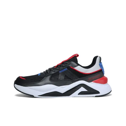 PEAK Износостойкие Дышащие Низкие Кроссовки для Бега Мужские Черные