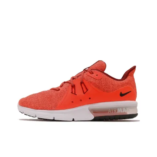 Nike Air Max Sequent Low Беговые кроссовки Мужские Апельсин