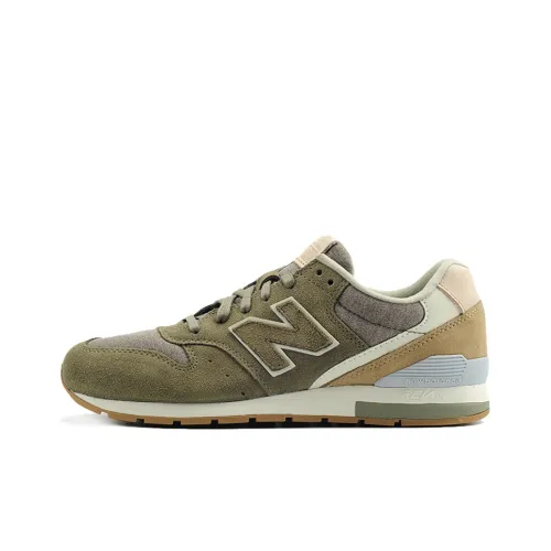 New Balance NB 996 Low Топ Повседневные Беговые Кроссовки Унисекс Оливково-Зеленый