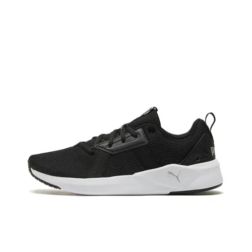 PUMA Chroma Series Амортизация Устойчивость к истиранию Легкий Низкий Топ Повседневные Беговые кроссовки Женские Черный Белый