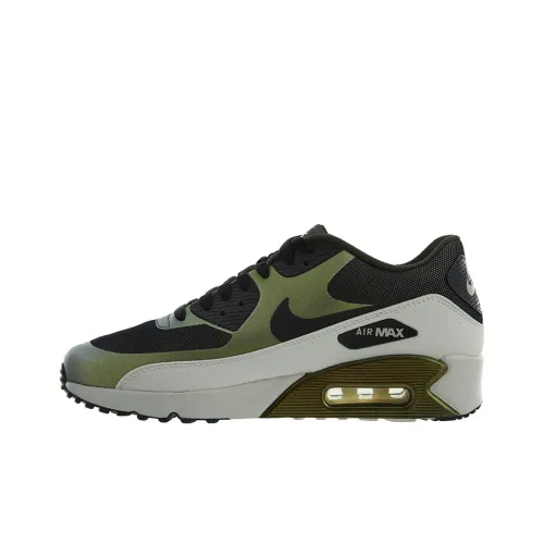 Nike Air Max 90 Low Топ Повседневные Беговые Кроссовки Мужские Черные Зеленые