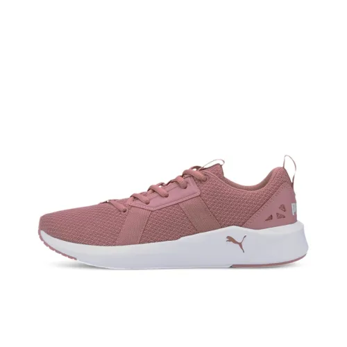PUMA Shock Absorbers Slip-Resistant Дышащий Низкий Топ Спортивный Женский Розовый Белый