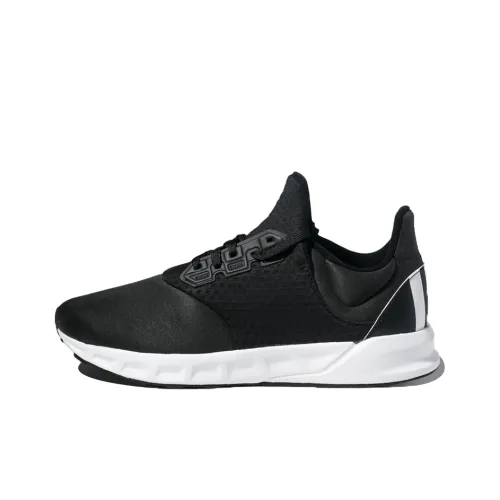 Adidas Neo Slip Resistant Низкие Беговые Кроссовки Унисекс Черный Белый