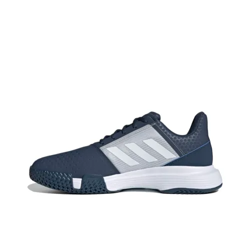 Adidas Courtjam Bounce Low Топ Кроссовки для тенниса Мужские Синие Серые