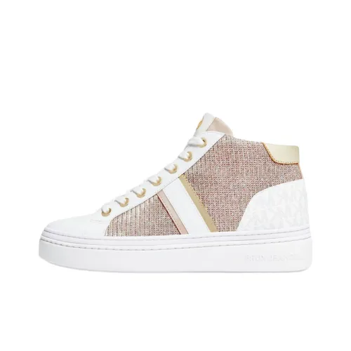 MICHAEL KORS Chapman MID Топ Стильные Скейтбординги Женские Белые