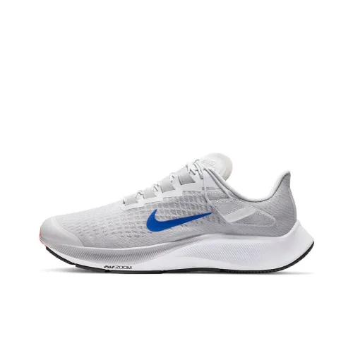 Nike Pegasus 37 Амортизаторы Slip-resistant Abrasion-resistant Низкий топ Повседневные беговые кроссовки Мужские Серый Синий